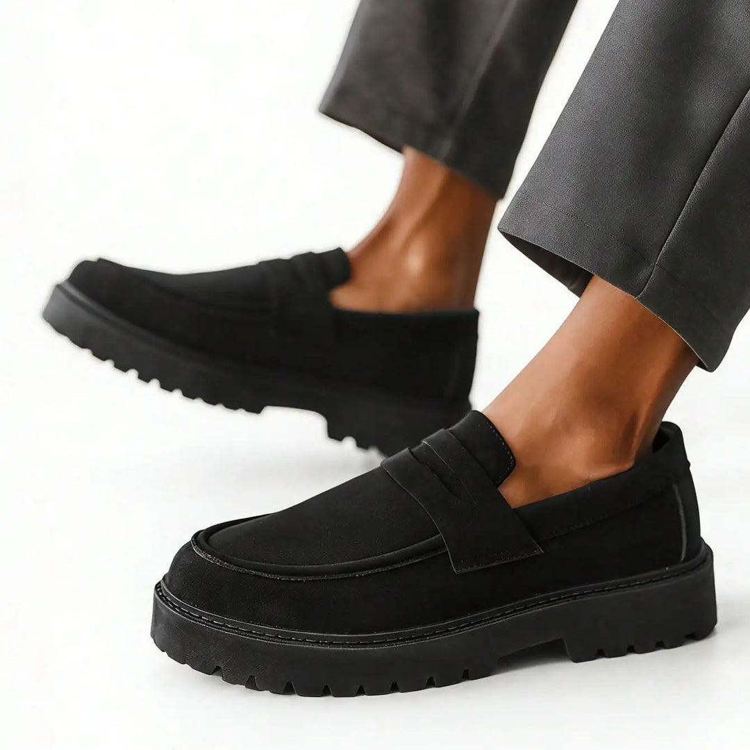 Narinder | Slip-On Penny Loafers with Chunky Soles
