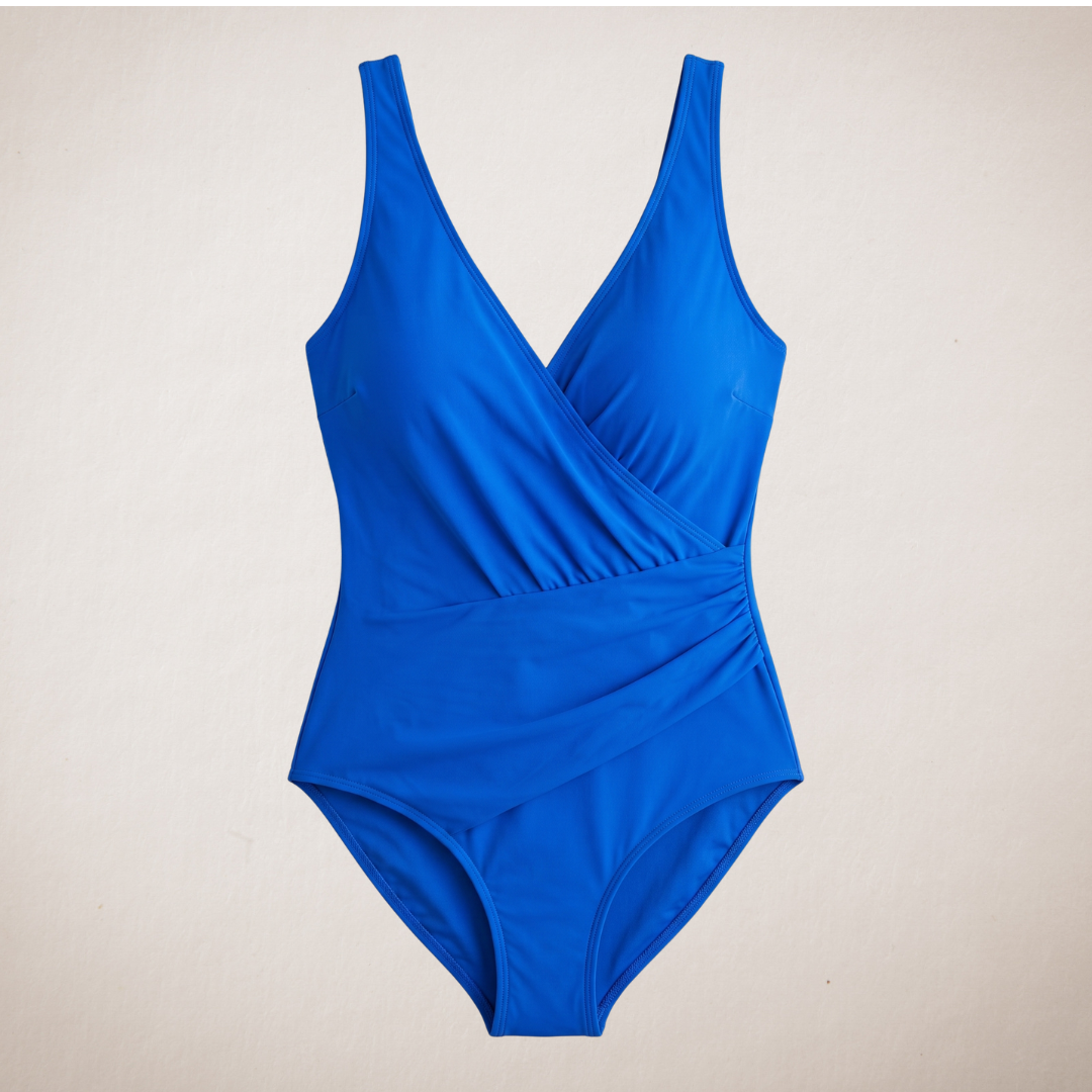 Melod | V-Neck Wrap Front One Piece Swimsuit