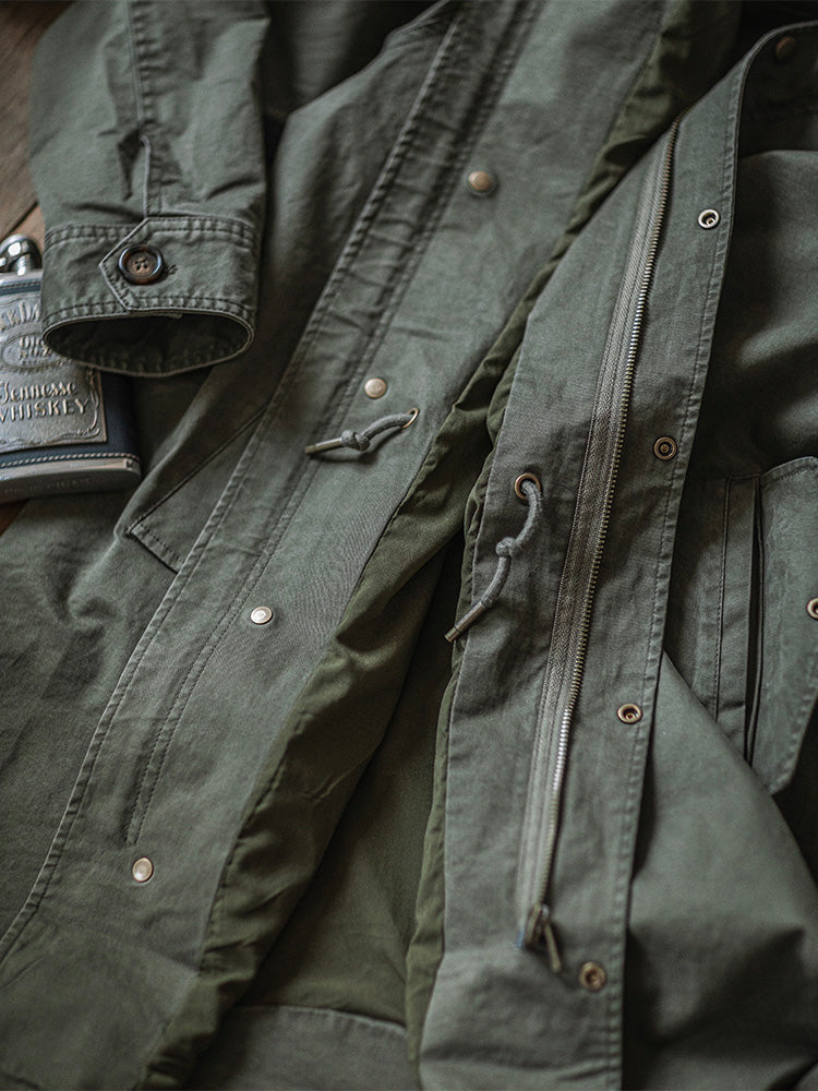 Engelbert | Hooded Longline Fishtail Parka Jacket