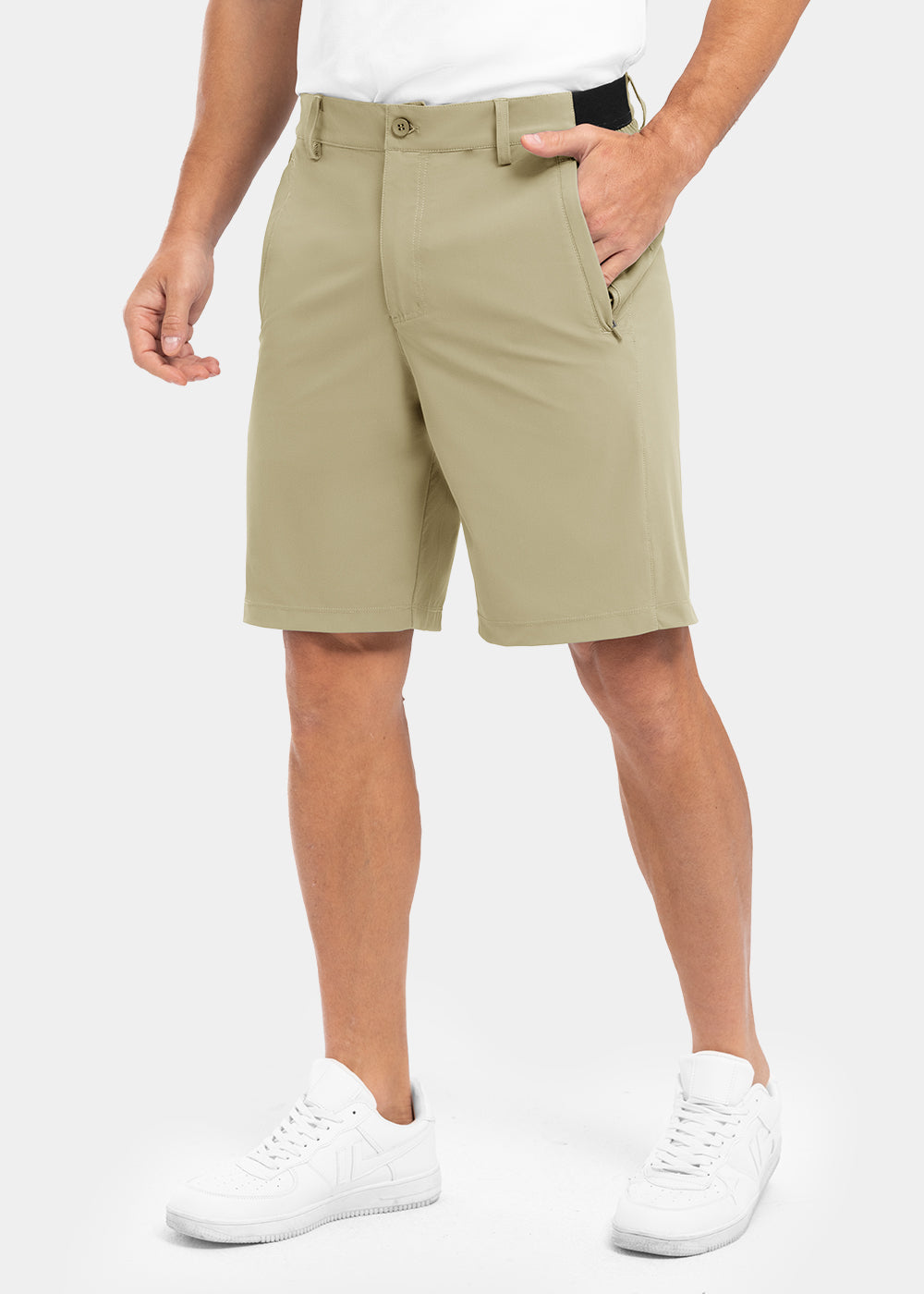 Khaled | Elastic Waist Chino Shorts