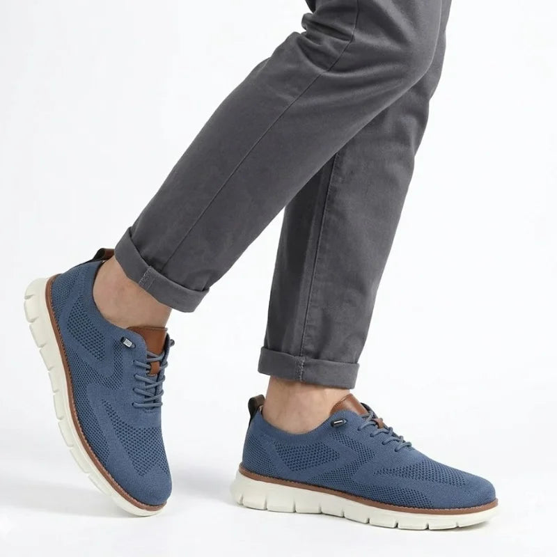 Laurie | Casual Knit Lace-Up Trainers