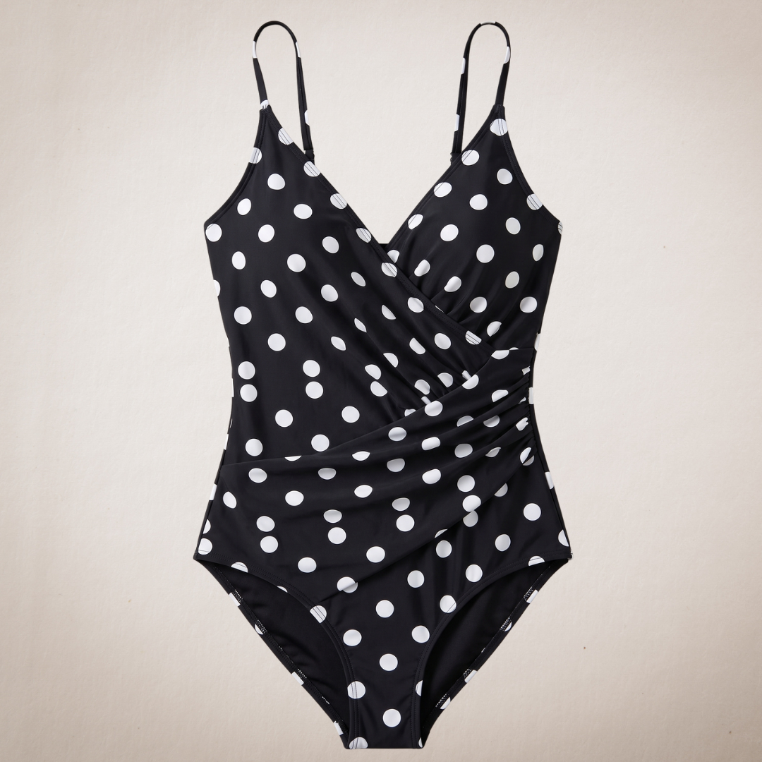 Melod | V-Neck Wrap Front One Piece Swimsuit