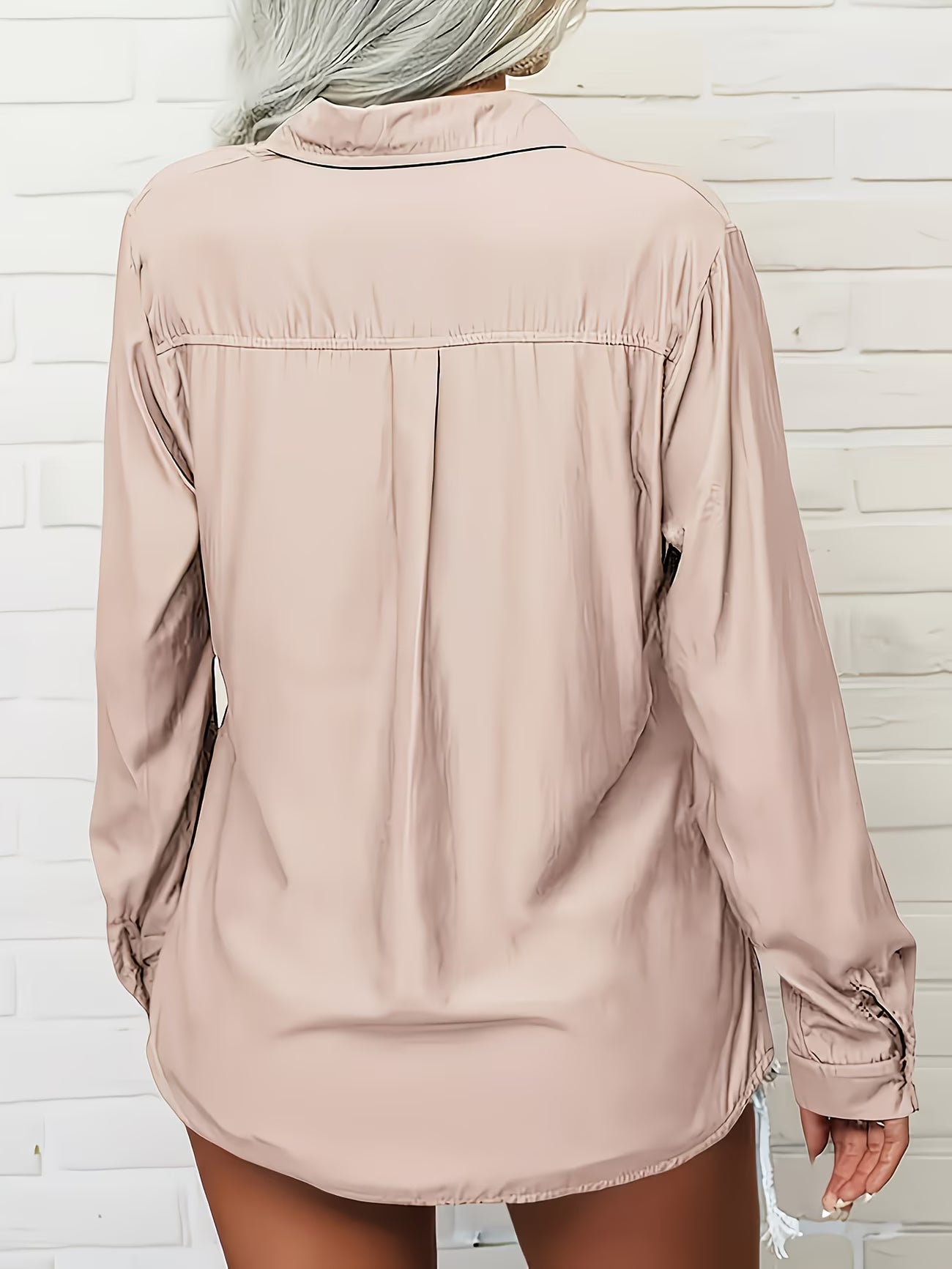 Tierna | Loose Fit Button Shirt Blouse