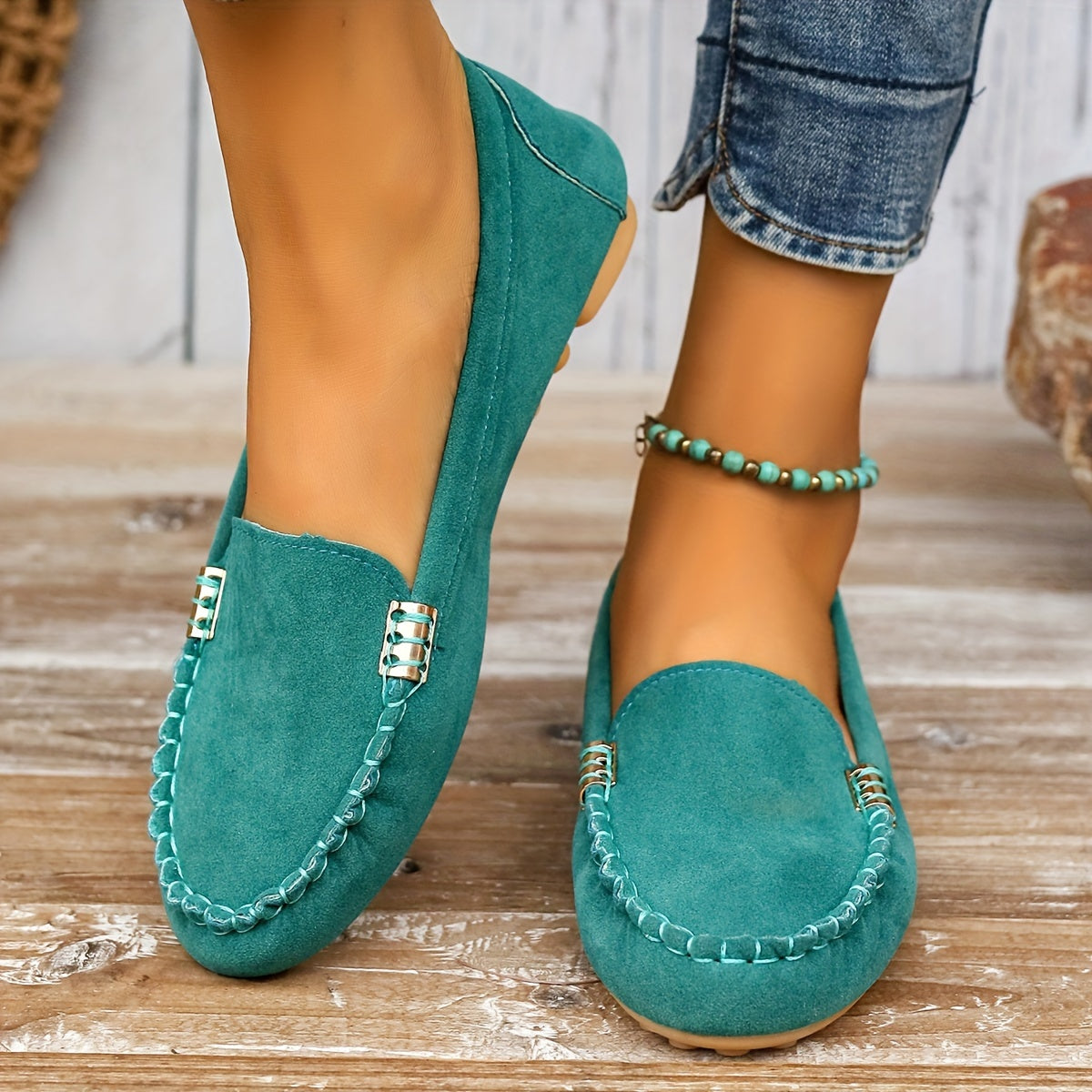 Mitsuko | Slip-On Round Toe Loafers