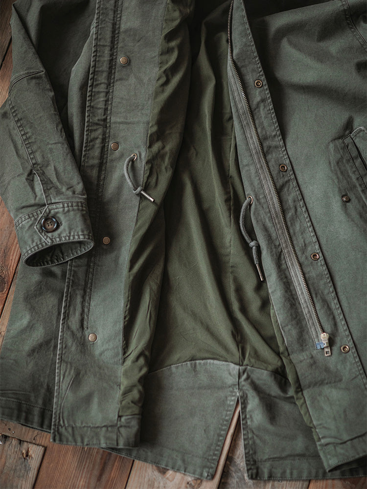 Engelbert | Hooded Longline Fishtail Parka Jacket