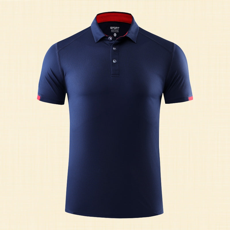 Balaguer | Short Sleeve Contrast Trim Polo Shirt