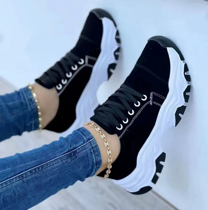 Leticio | Sneakers with Chunky Lace Up Sole