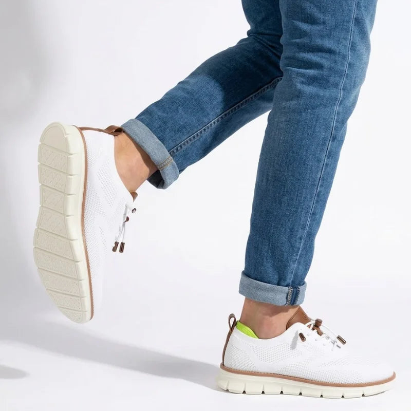 Laurie | Casual Knit Lace-Up Trainers