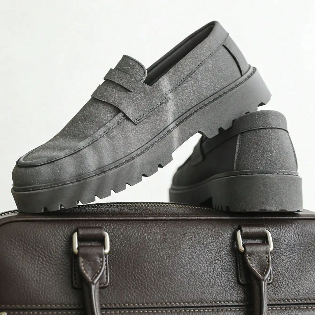 Narinder | Slip-On Penny Loafers with Chunky Soles