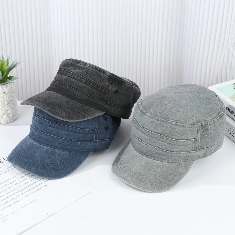 Eugen | Washed Cotton Cadet Cap Hat