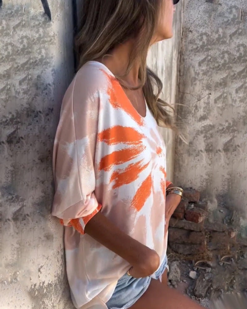 Kriselle | Tie-Dye Long Sleeve Top