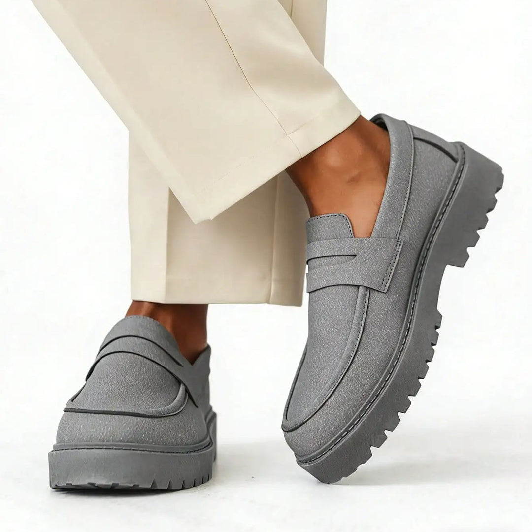 Narinder | Slip-On Penny Loafers with Chunky Soles