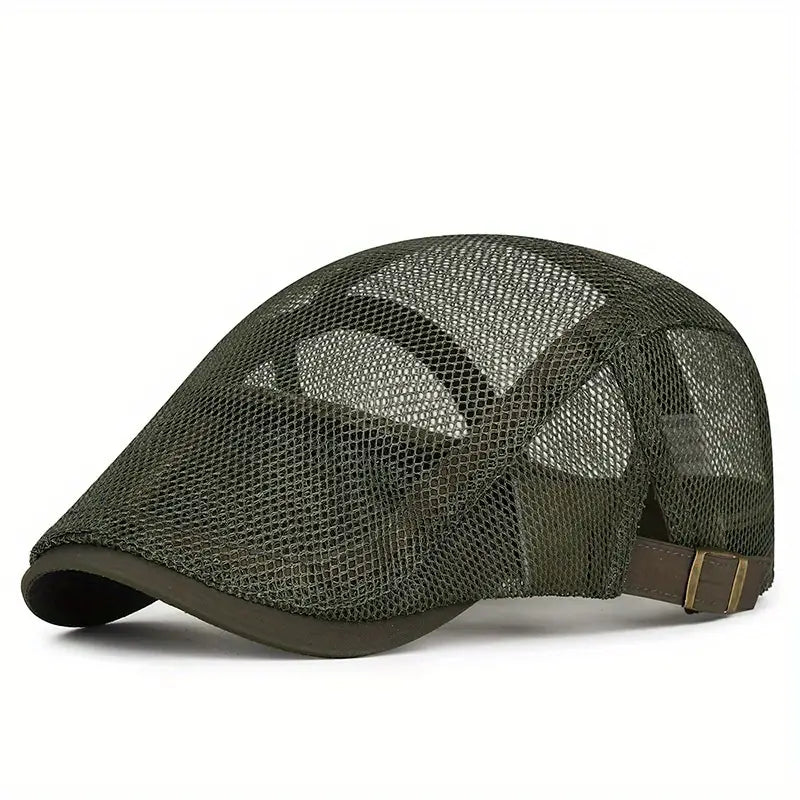 Beckett | Mesh Flat Cap Adjustable Summer Hat