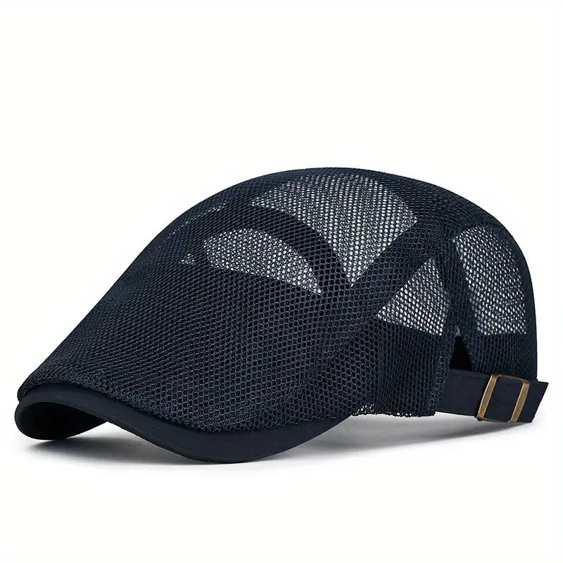 Beckett | Mesh Flat Cap Adjustable Summer Hat