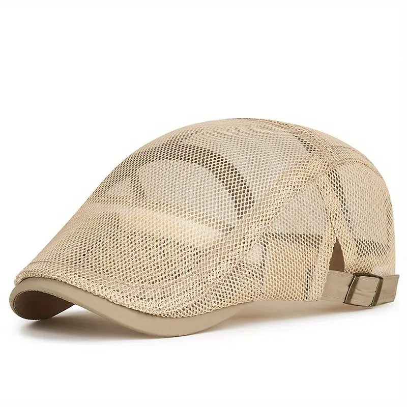 Beckett | Mesh Flat Cap Adjustable Summer Hat