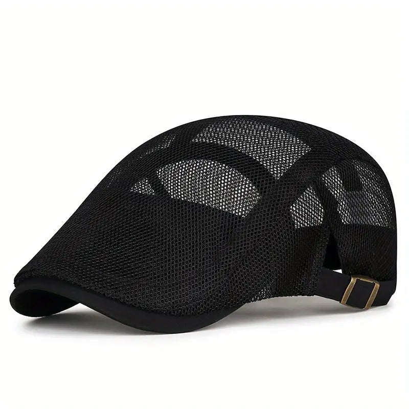 Beckett | Mesh Flat Cap Adjustable Summer Hat