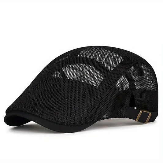 Beckett | Mesh Flat Cap Adjustable Summer Hat