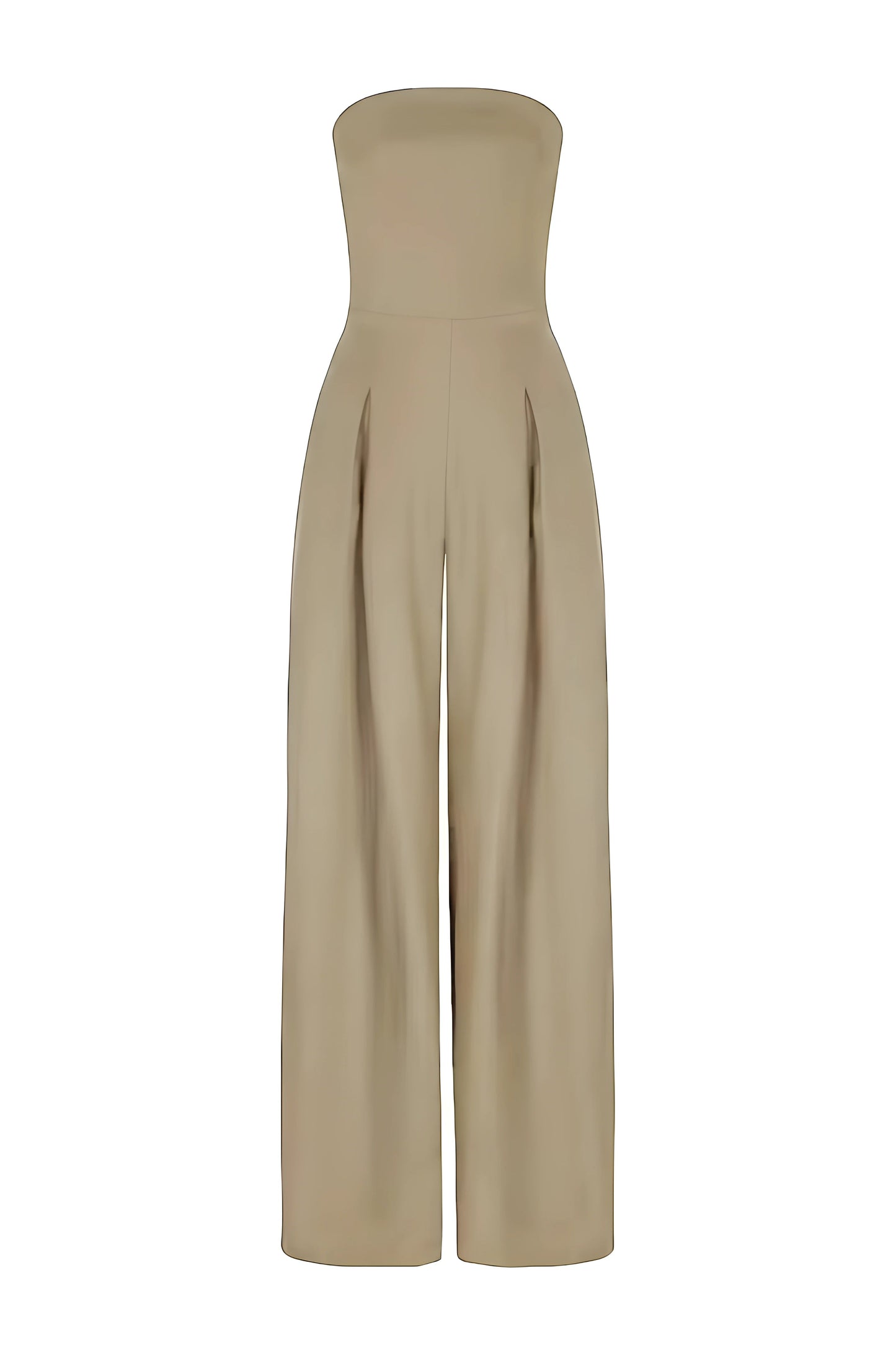 Meredith – Strapless Wide Leg Jumpsuit