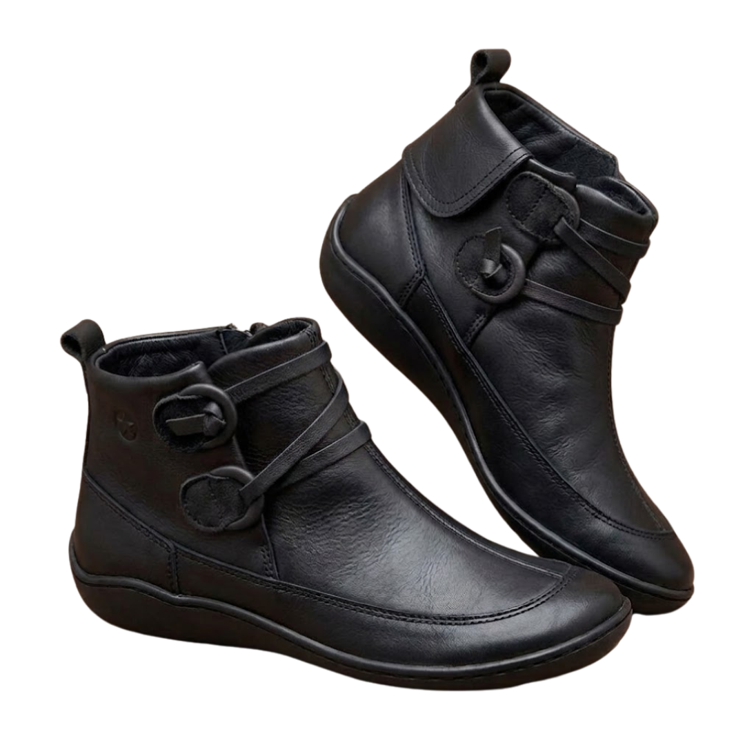 Romualdo | Ankle Boots with Buckle Strap Detail