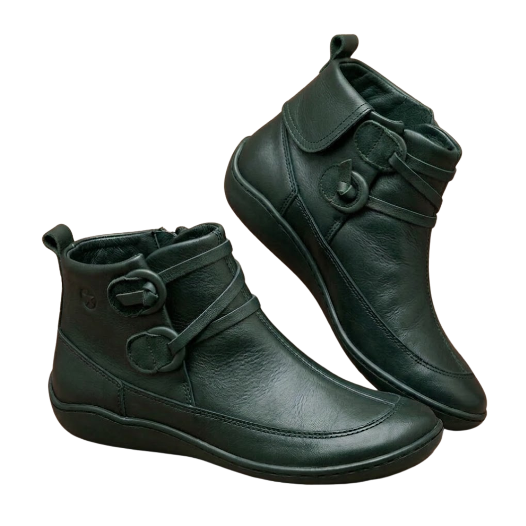 Romualdo | Ankle Boots with Buckle Strap Detail
