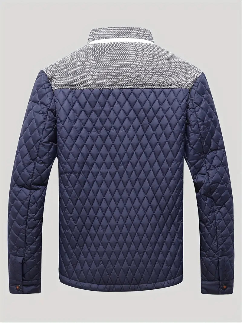 Proctor | Quilted Long Sleeve Stand Collar Jacket