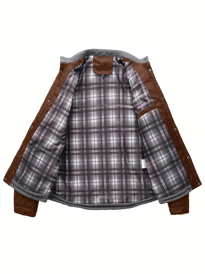 Proctor | Quilted Long Sleeve Stand Collar Jacket