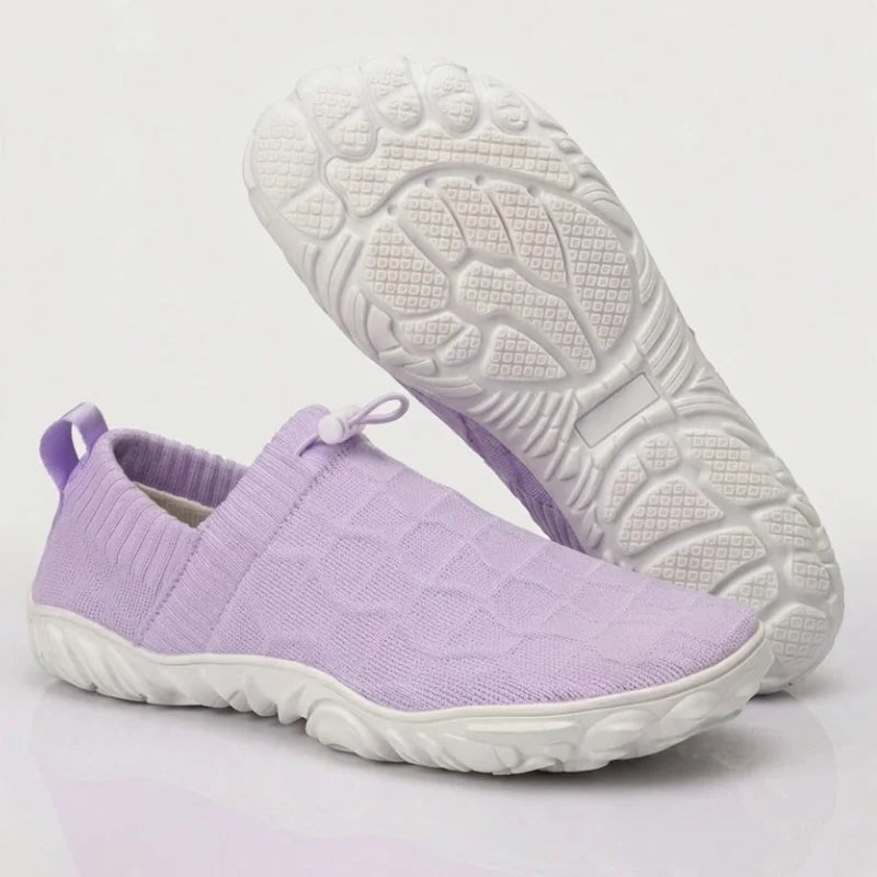 Jessie | Knit Slip-On Trainers with Drawstring Closure