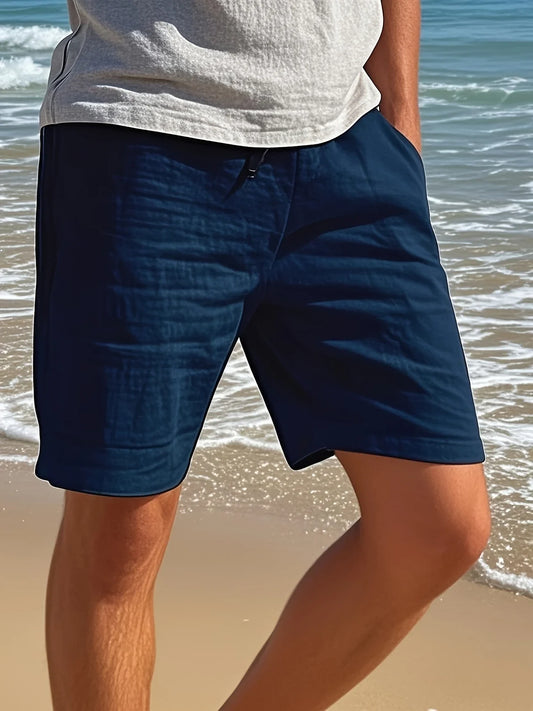 Callan | Drawstring Casual Knee-Length Shorts