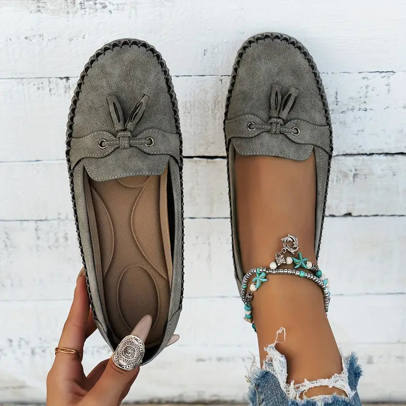 Tânia | Tassel Slip-On Loafers Shoes