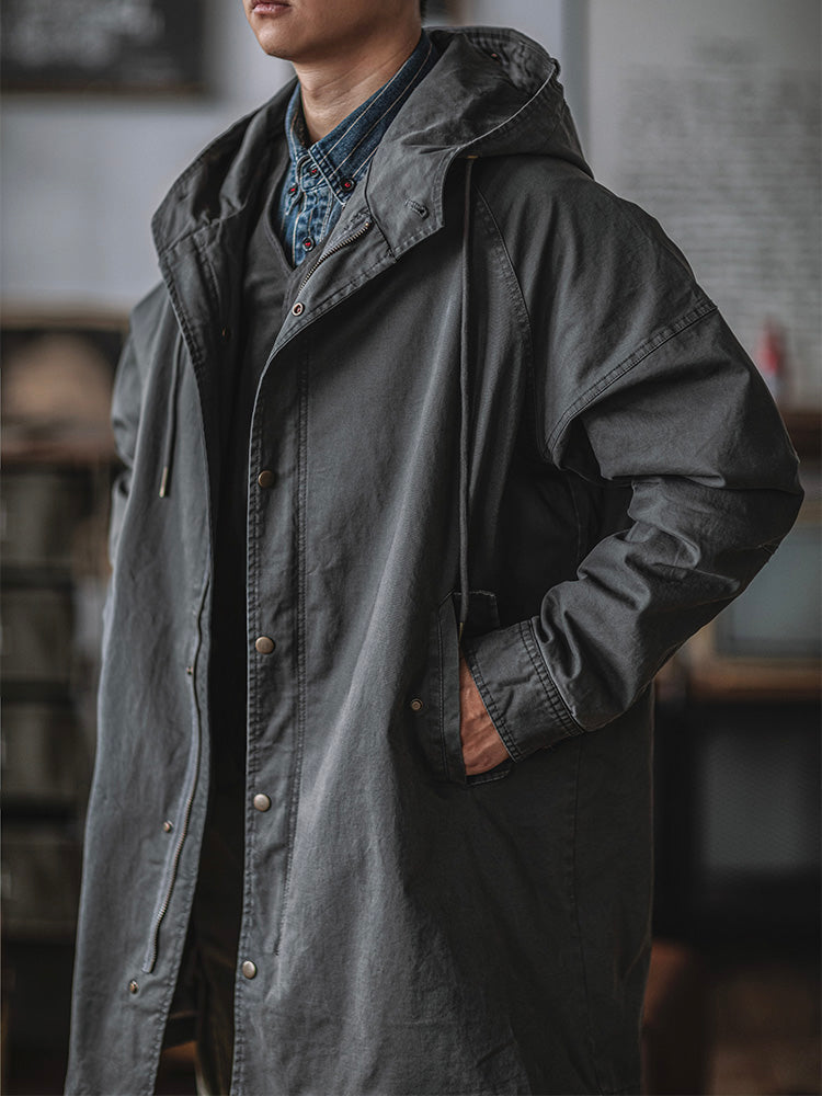 Engelbert | Hooded Longline Fishtail Parka Jacket