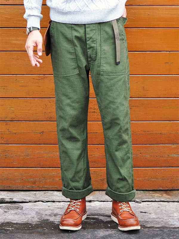 Matheos | Cargo Trousers Straight Leg Utility Fit