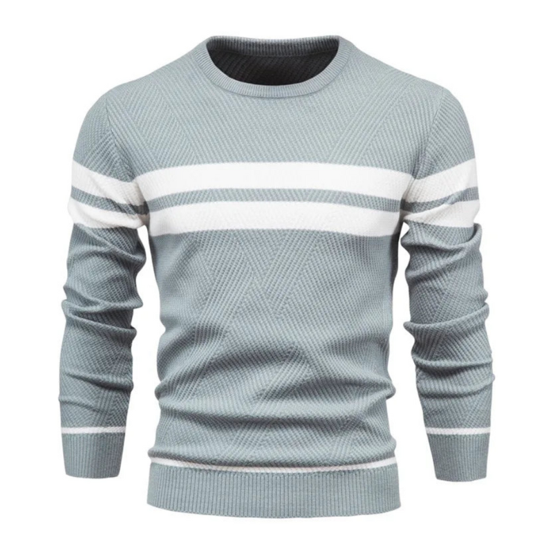 Arminas | Sweater with Long Sleeves and Striped Pattern