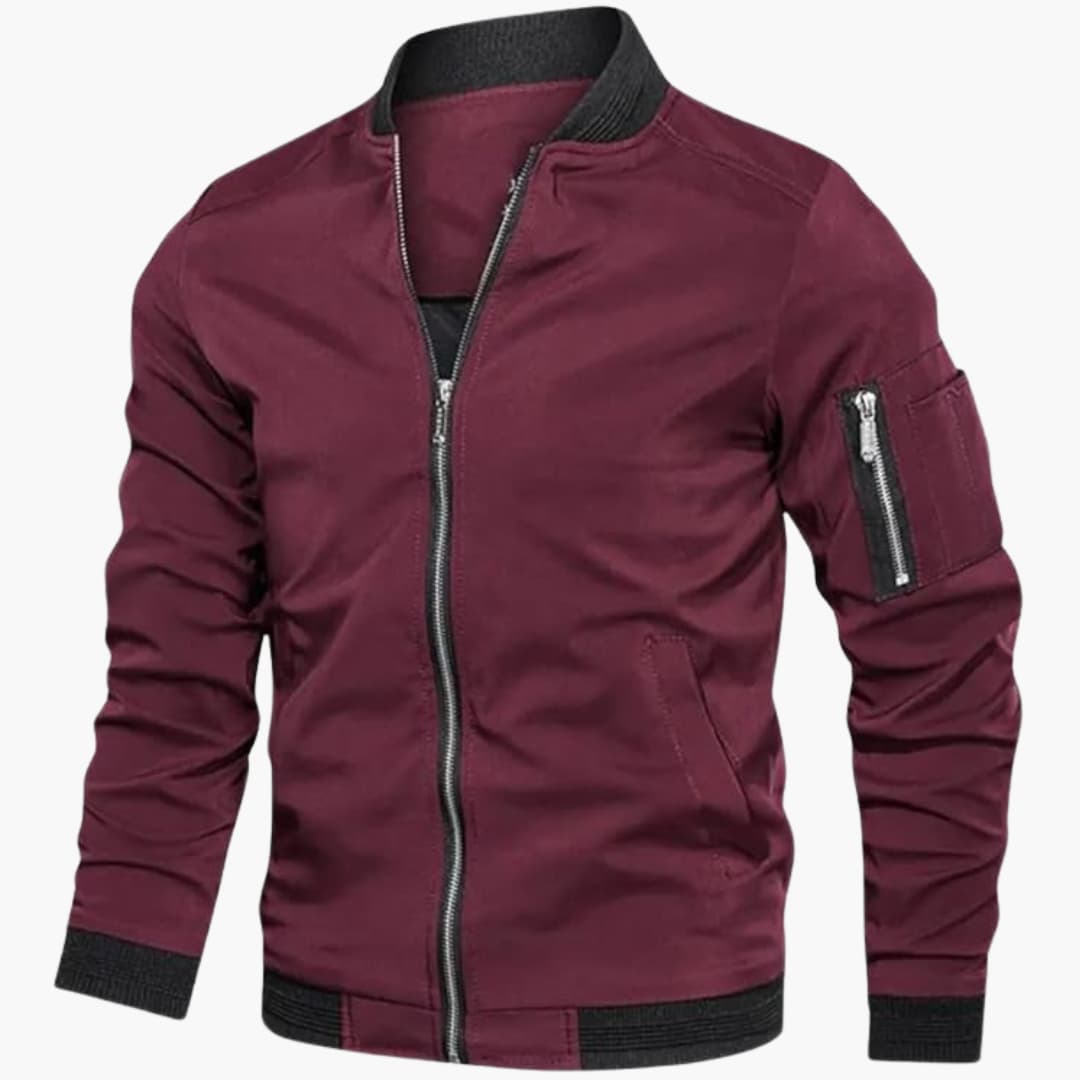 Gumaro | Bomber Jacket With Zip Closure