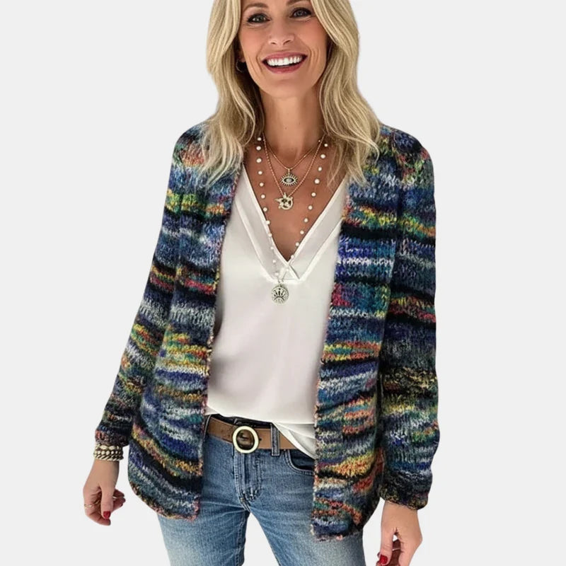 Kimbella | Multicolour Open Front Cardigan