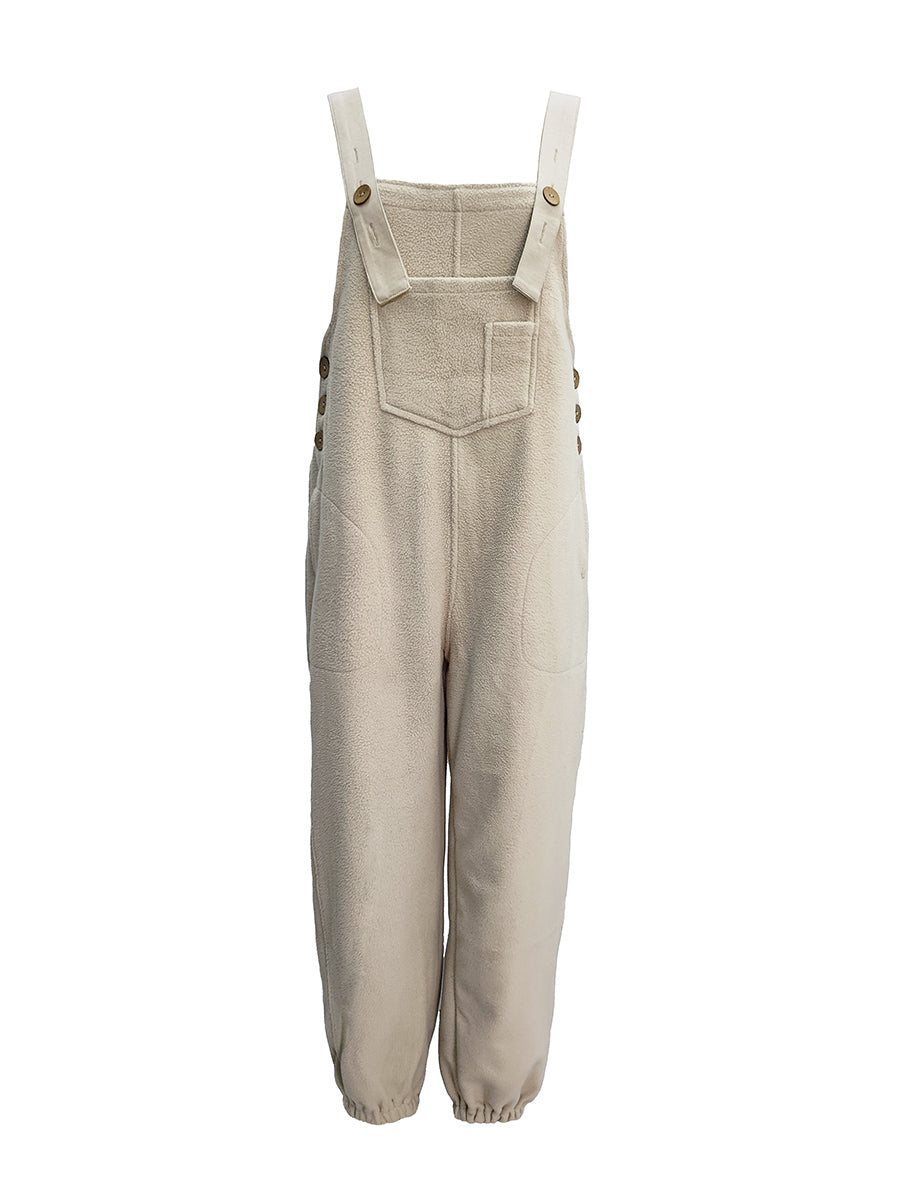 Clarice | Denim Overalls Wide Leg Distressed