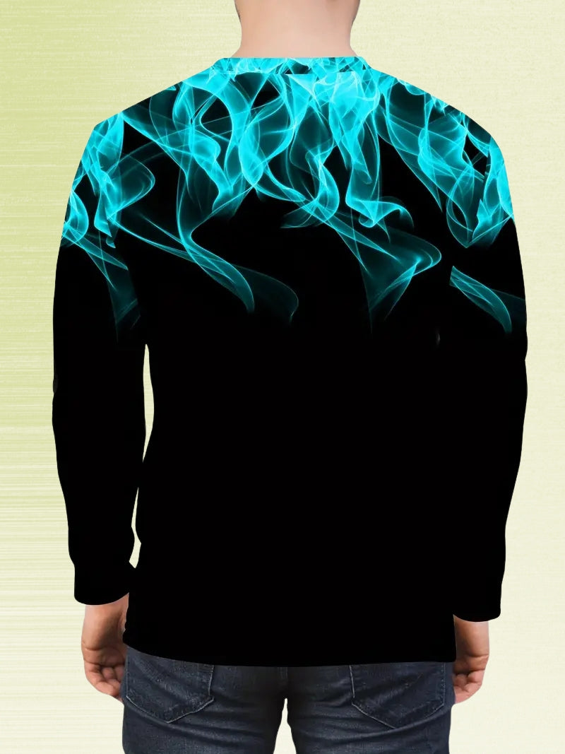 Bartlett | Long Sleeve Round Neck Printed Shirt