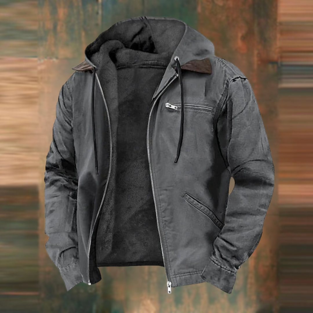 Alastair | Hooded Jacket with Zippered Chest Pocket