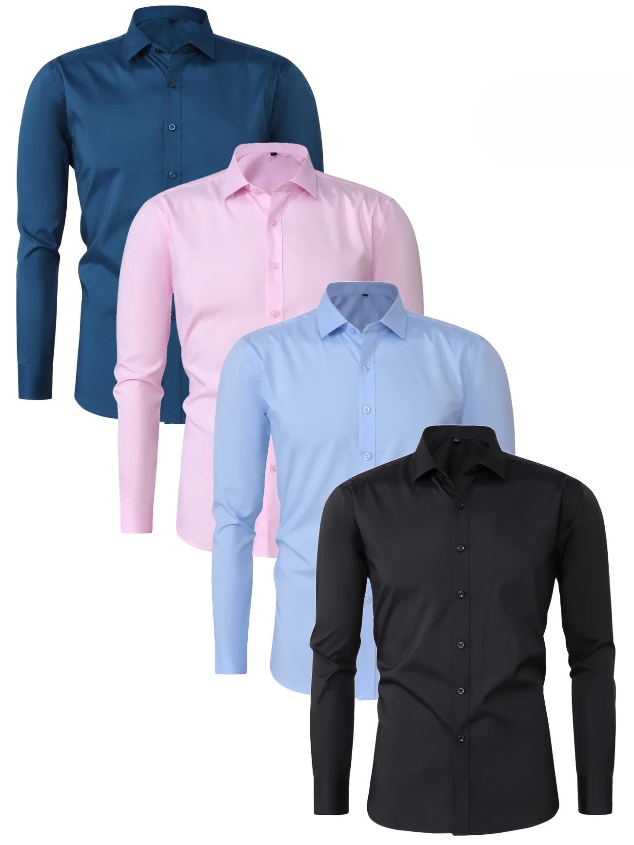 Byron | Slim Fit Long Sleeve Button Shirt