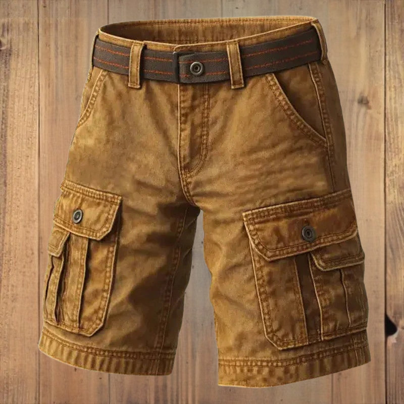 Rocha | Vintage Wash Mens Cargo Shorts