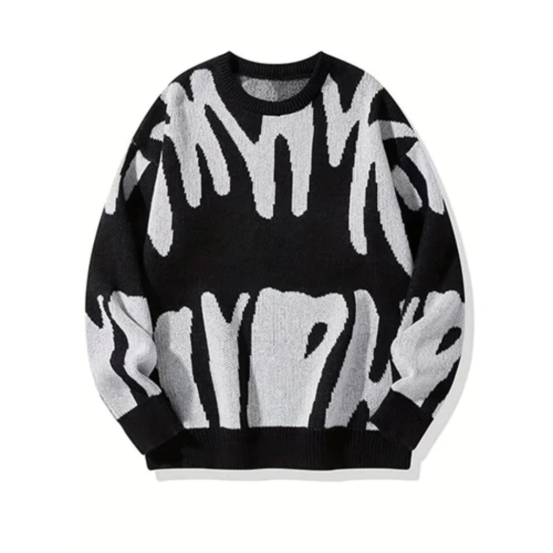 Jochem | Hooded Sweater with Textured Knit Design