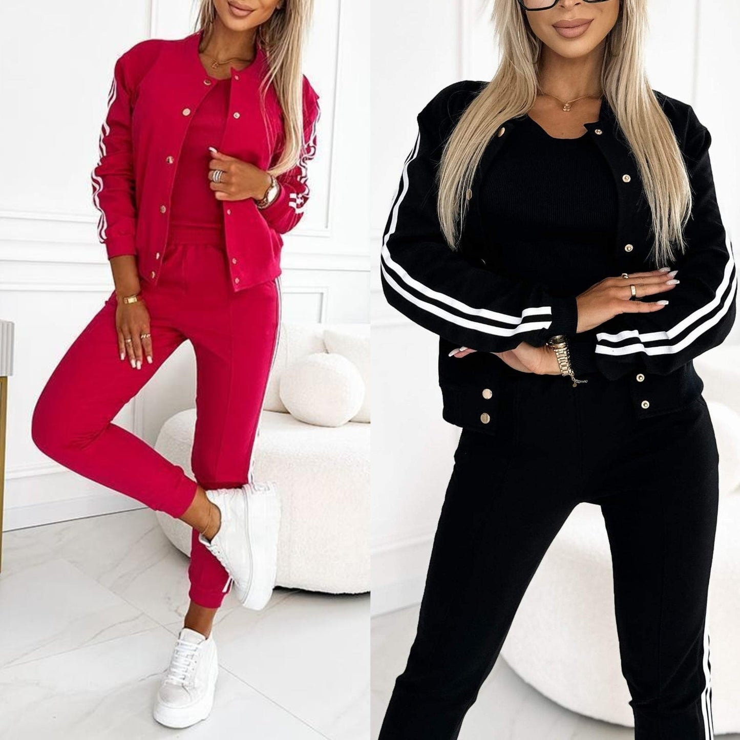 Kendra | Three Piece Jacket and Jogger Set