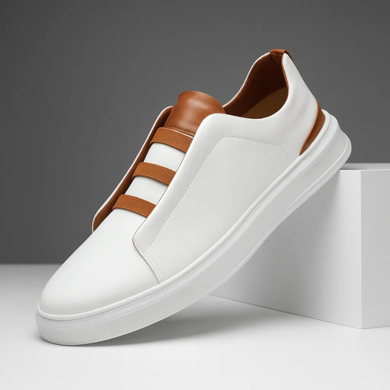 Geraldo | Slip On Casual Trainers Contrast Trim
