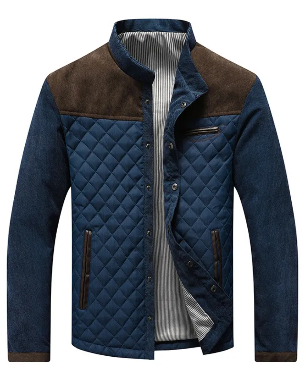 Eddie | Quilted Stand Collar Casual Jacket
