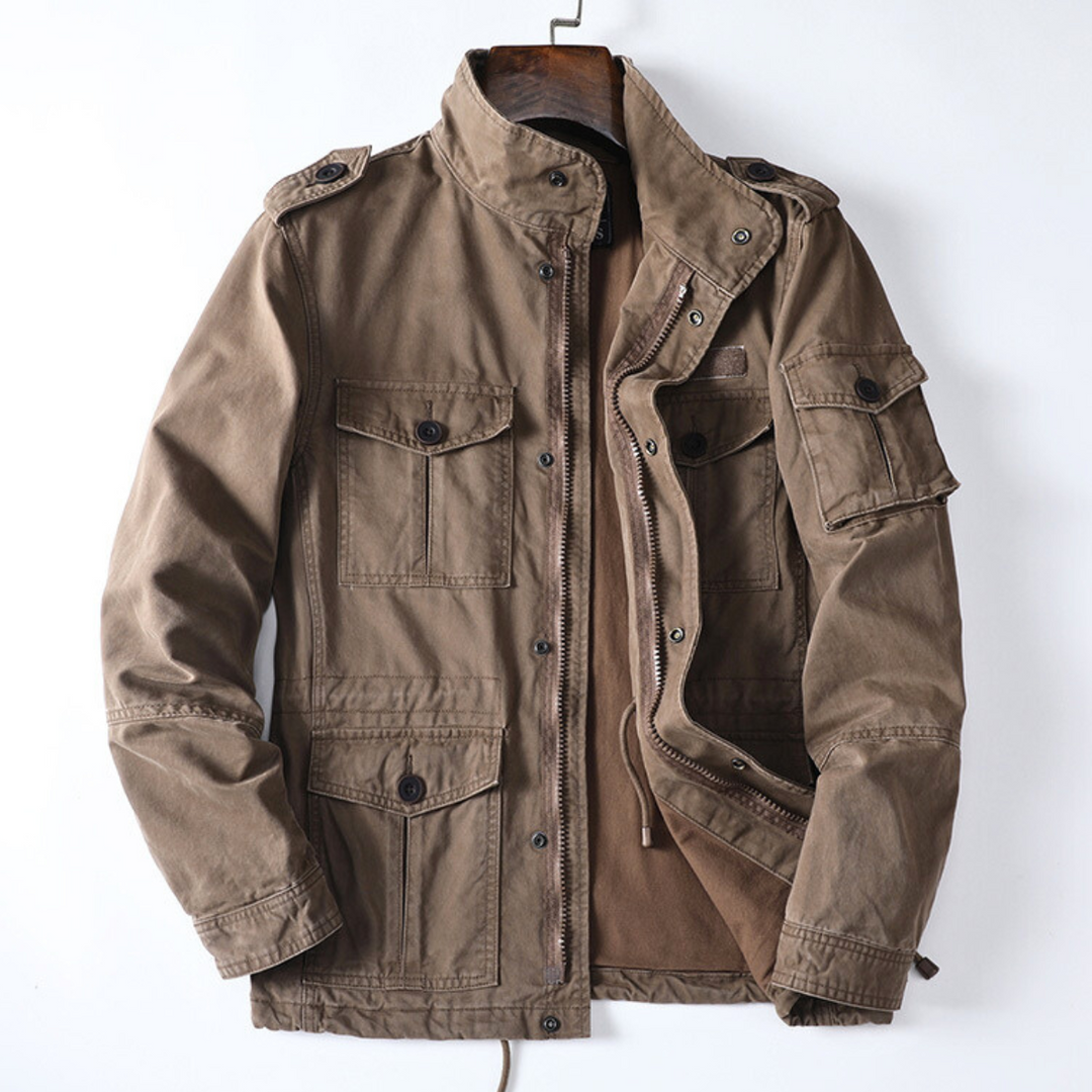 Sergei - Cargo Pocket Zip Front Jacket