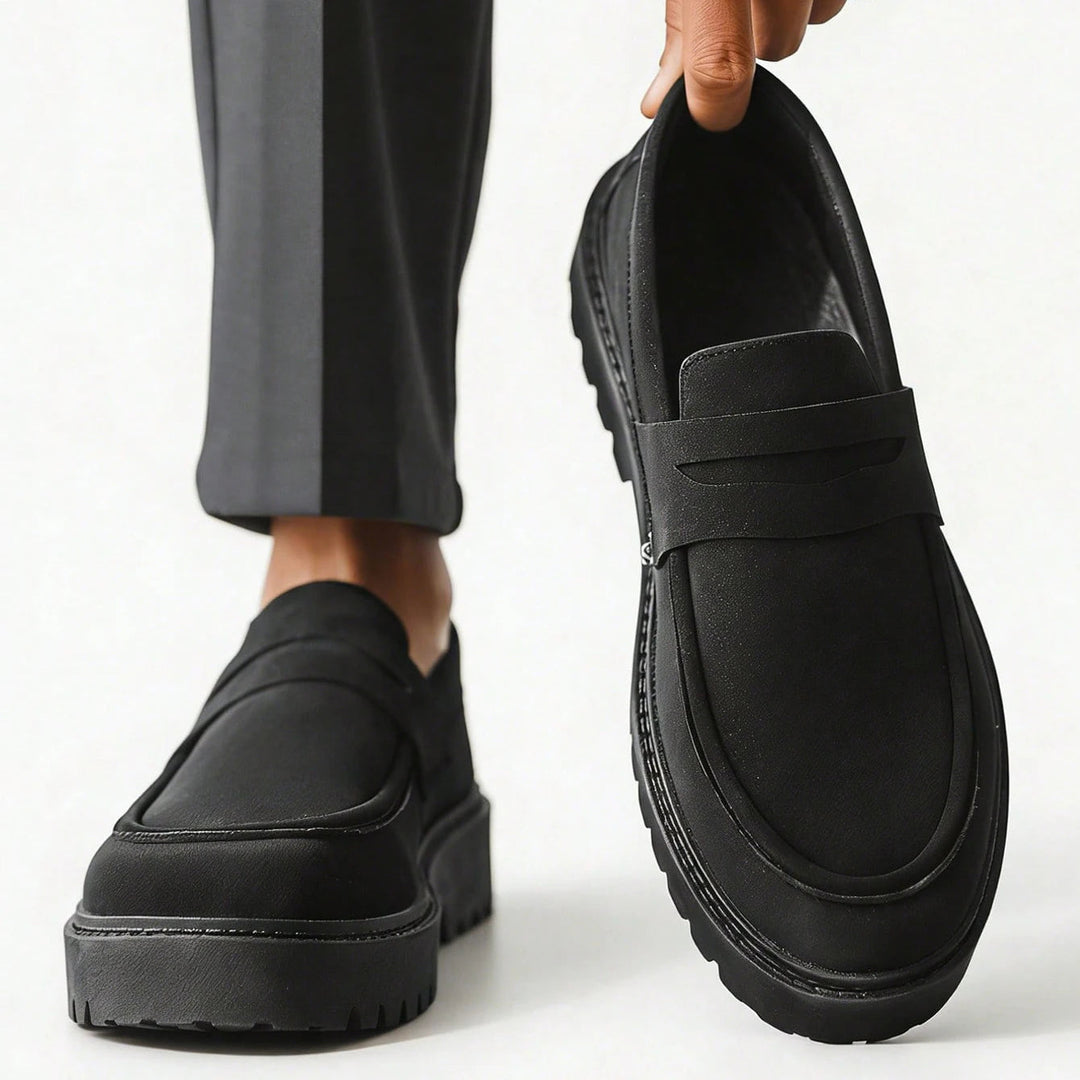 Narinder | Slip-On Penny Loafers with Chunky Soles