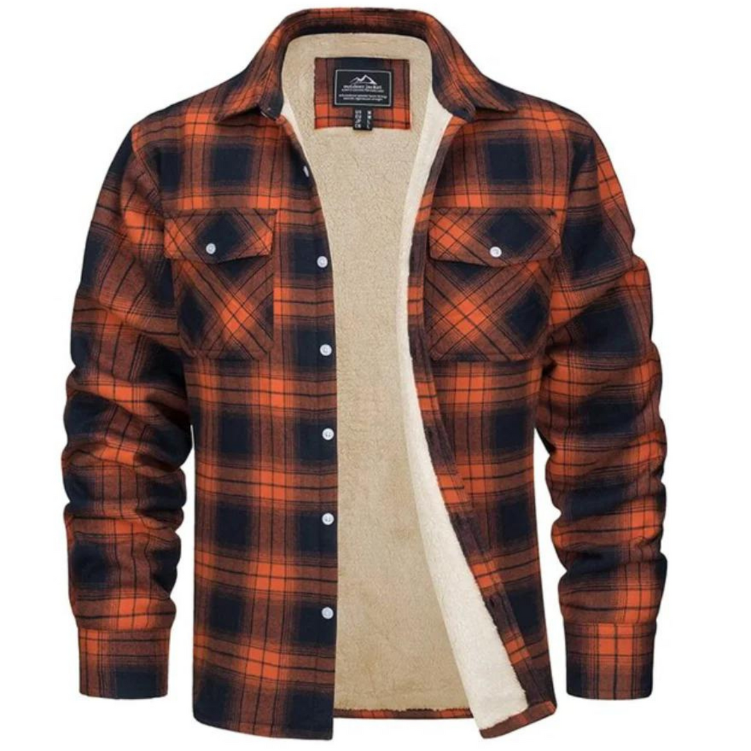 Willy | Shirt Jacket with Plaid Pattern and Lining