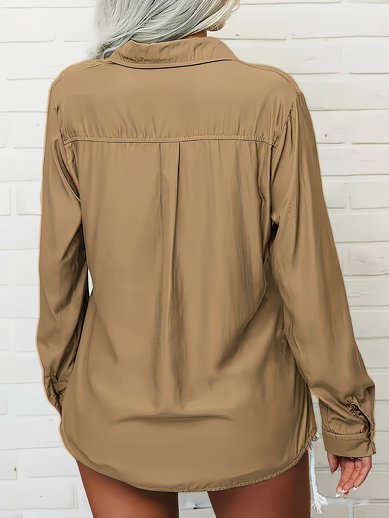 Tierna | Loose Fit Button Shirt Blouse