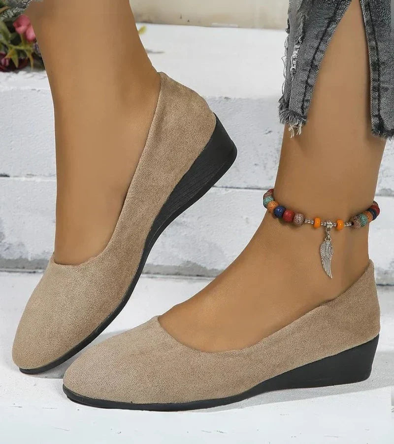 Roxie | Slip On Wedge Flat Shoes