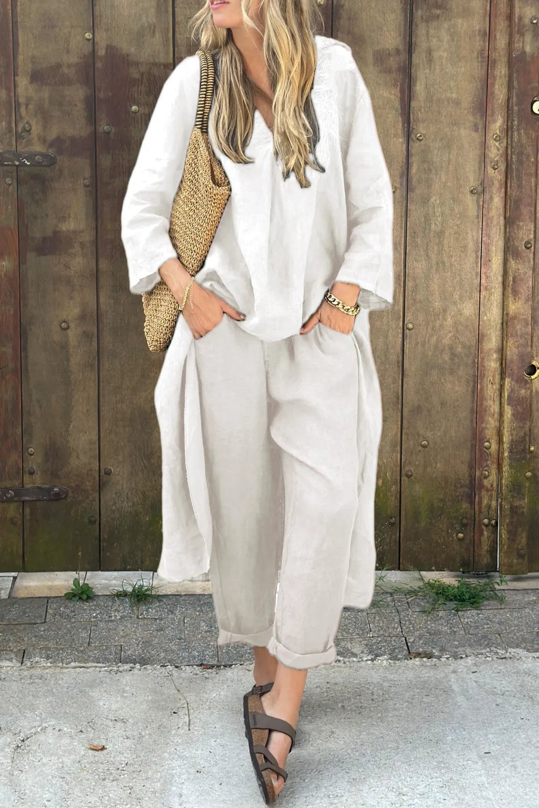Ximena | Long Sleeve Loose Two-Piece Set