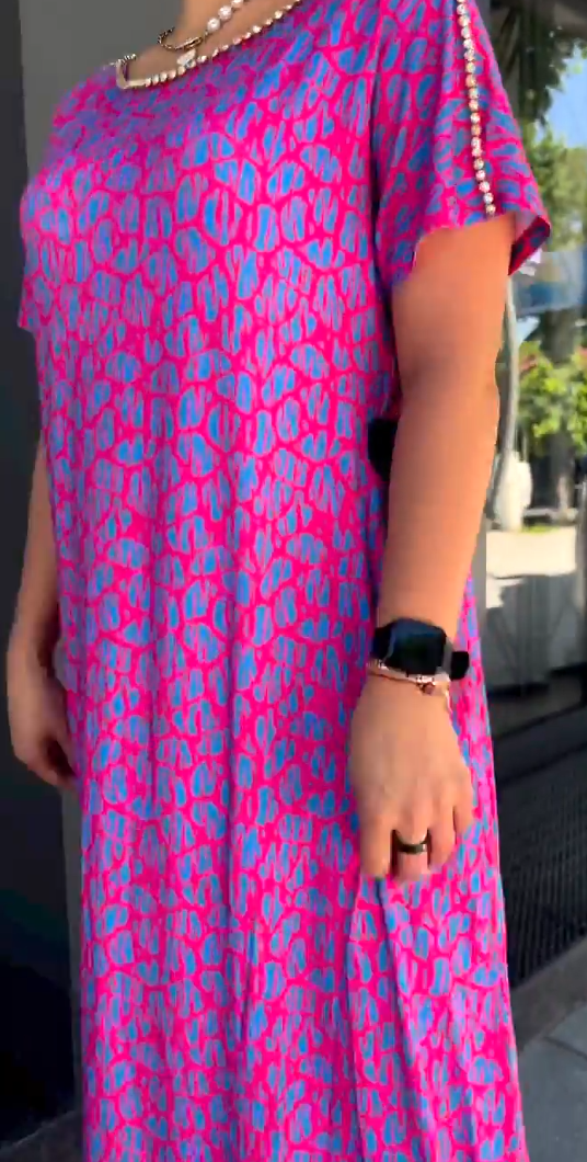 Aspasia | Leopard Print Maxi Dress